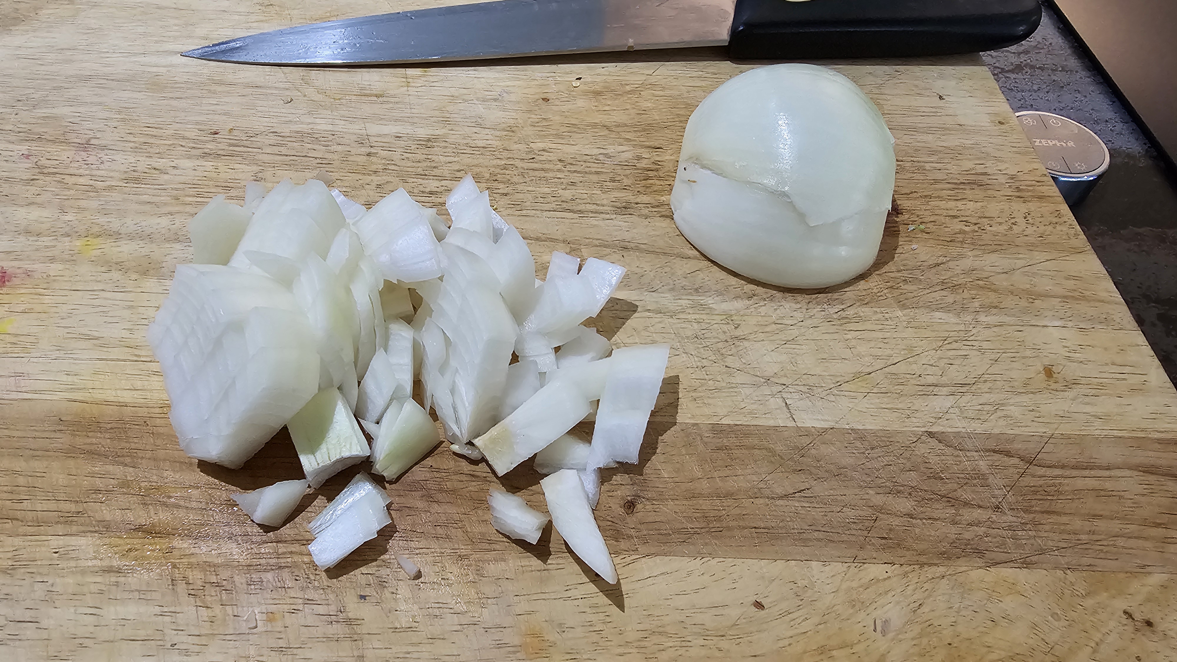 chopped onions