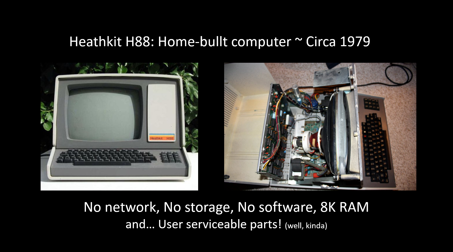 A Heathkit H88 computer circa 1979