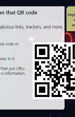 Screenshot of the infographic for Think before you scan that QR code - Summary of content is in the article